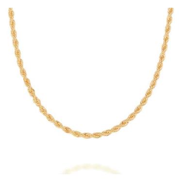 Imagem de Cordão Formado Por Fio Corda Torcida. Med 5 530742 - Rommanel, Branco,