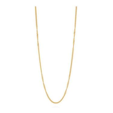 Imagem de Cordão Fio Grumet Liso Intercalado 50 Cm Rommanel 530695, Branco, 50