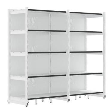 Imagem de Rack Fit Parede 1 Inicial E 1 Continuação 2,02X0,90X0,60 5 Bandejas Am