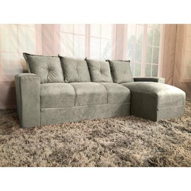 Imagem de Sofá de 4 Lugares Bege 607 Chaise Ane