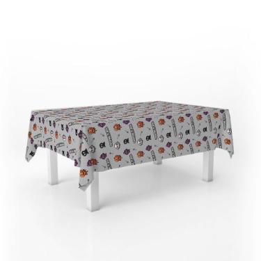 Imagem de Toalha De Mesa Halloween Monstrinhos Retangular 300x146cm - PRESENTE-B