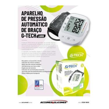 Imagem de Aparelho Medidor De Pressão Digital De Braço Gtech La-800 - G-Tech