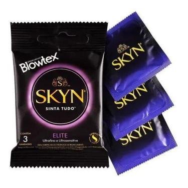 Imagem de Elite Skyn Preservativo Lubrificado C/ 3unidades