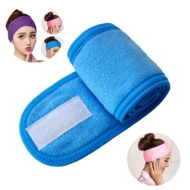 Imagem de Faixa Maquiagem para Cabelo Skincare Makeup Esporte Multiuso - Attus, 