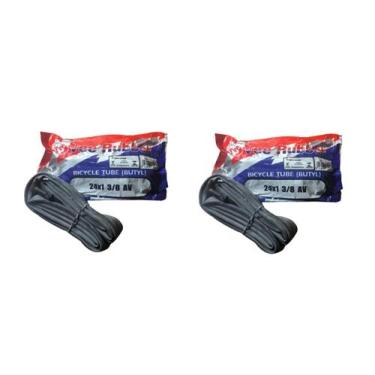 Imagem de Par Camara De Ar Bike cadeira de roda 24x1.3/8 Vee Rubber