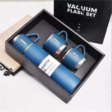 Imagem de Garrafa Térmica Vacuum Flask Set 500ml com 3 Xícaras