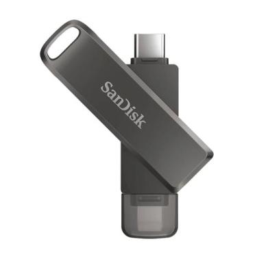 Imagem de Pendrive Sandisk Ixpand 128GB / Tipo-C e USB 3.1 - (SDIX70N-128G-GN6NE