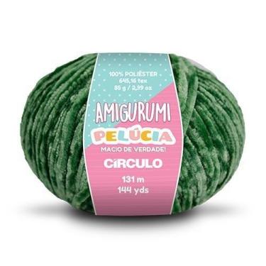 Imagem de Fio Amigurumi Pelúcia 131 metros - Círculo, 5398 musgo