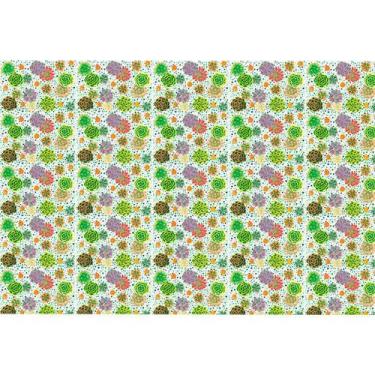 Imagem de Tecido Estampado para Patchwork - Suculentas : Suculentas (0,50x1,40) 