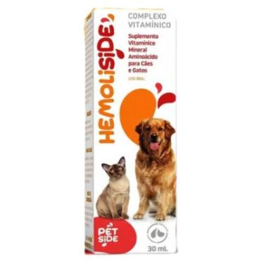 Imagem de Hemolitan Glicopan Genérico Multivitamínico Mineral para Cães e Gatos 