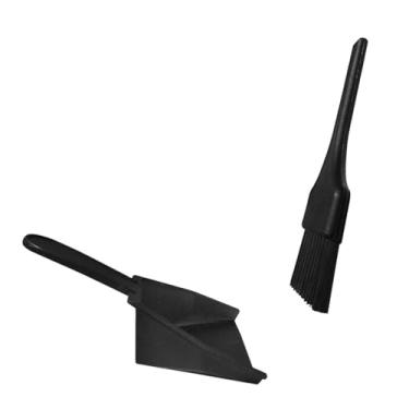 Imagem de Vaveren Conjunto de mini pá de lixo e escova, acessórios para shuffleboard, escova de mão, fácil manuseio, pá de lixo, vassoura, ferramentas de limpeza