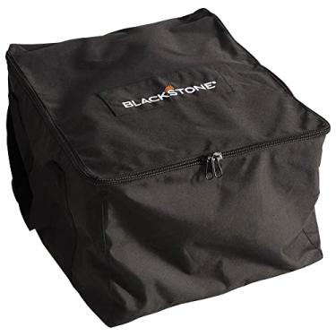 Imagem de Blackstone Grade de mesa 5510 com bolsa de transporte para capô para churrasqueira portátil de 55 cm Travel-600D capa resistente às intempéries, 55 cm, preta