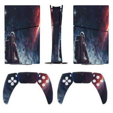 Imagem de Buyidec Adesivo para PS5 Slim Digital Edition Man Space Dream Skin Console Controlador Acessórios Capas Anime Vinil Capa Adesivo Conjunto Completo para Playstation5 Slim Digital Edition