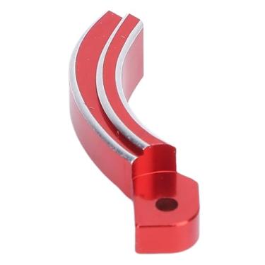 Imagem de Transmissor de Carro RC Trig de Acelerador de Alumínio Com Fivela de Freio CNC, Controle Estável e Aderência Confortável para Transmissores Noble NB4, NB4 +, NB4 PRO (Vermelho)