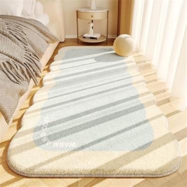 Imagem de HJZSZX Manta de pelúcia estilo creme para cama de solteiro, carpete longo para janela saliente, FYR sem fiapos, 8.120 x 160 cm (3,9 x 5,25 pés)