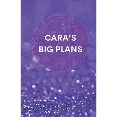 Imagem de Cara's Big Plans | Notebook | Purple glitter effect cover: A5 Notebook & Jotter | Personalised Girl/Women's Gift | Birthday/Party Bag Filler | 100 lined pages