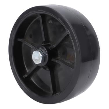 Imagem de Roda de macaco para reboque de barco, Roda de macaco de língua de reboque de barco de plástico de 6 polegadas com parafuso de eixo, bucha e porca de fixação, Capacidade de 1200 lbs