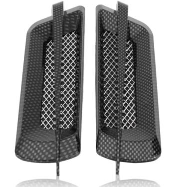 Imagem de 2 peças de capa universal para para-choque de ventilação de ar lateral para carro, adesivo de decoração de duto de grade de admissão KeensoKeenso default Keenso50ni18dgma-02