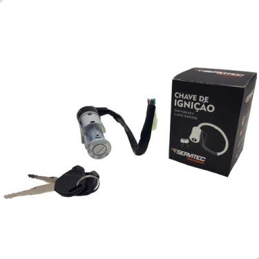 Imagem de Chave Ignição Completa Shineray 50 Q Phoenix Ano 2014 - Vedamotors