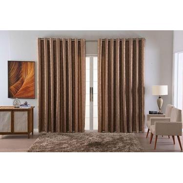Imagem de Cortina Jacquard Luxo Em Tecido Semi Blackout Sala 6,00X2,80 - B.F Con