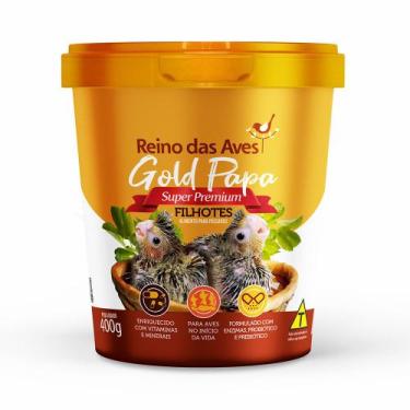 Imagem de Reino das Aves Gold Papa SP Pássaros Filhotes 400g