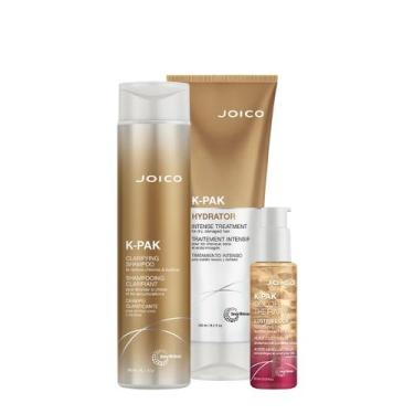 Imagem de Kit Joico K-PAK Reconstrutor Hydrator Clarifying Lock Shampoo Máscara 