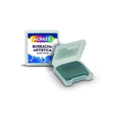 Imagem de Borracha Acrilex Artística Limpa Tipos - Precisão e Qualidade para Seu