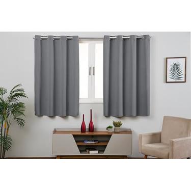 Imagem de Cortina BLACKOUT Quarto/Sala Tecido Poliester Corta Luz Blecaute (CINZA, 2,80 x 1,80)