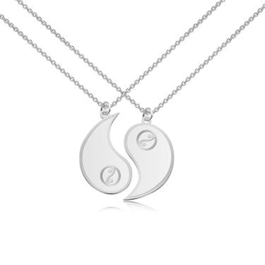 Imagem de BEKECH You Are the Yin to My Yang Conjunto de colar de casal combinando Yin Yang para casais amantes de Yin Yang Tai Chi presente, one size, Metal, Sem Pedra Preciosa