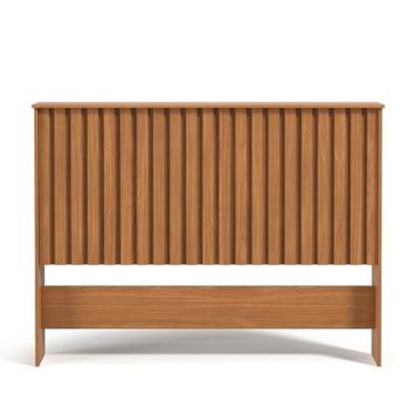 Imagem de Cabeceira Ripado Casal Detroit 1.60 Nature - Tebarrot Móveis