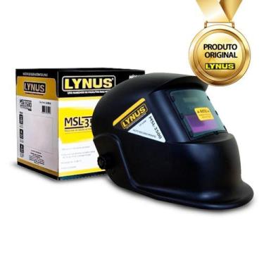 Imagem de Máscara Profissional Lynus Solda Automática Msl3500 Proteção Mig/MMA