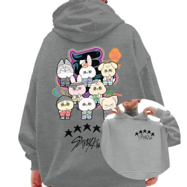 Imagem de Moletom Blusa De Frio Skz Stray Kids Star Banda Kpop Cartoon - Abstrac