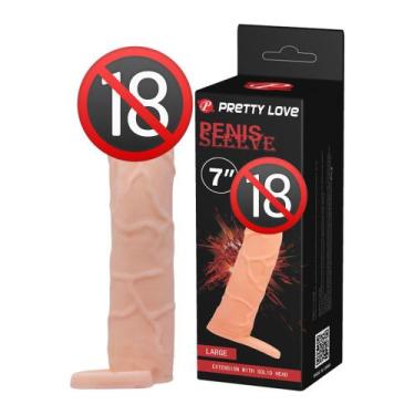 Imagem de Capa Peniana com Anel 16x3,5cm Cyberskin Sexy Shop - Pretty Love
