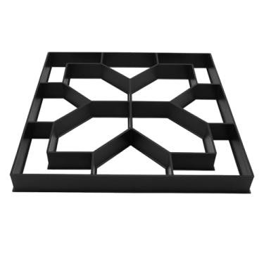 Imagem de Caminhada Maker, Fabricante de Caminhada Reutilizável, 15.7x15.7x1.6in Cinnchm Companheiro de Pedra Molde de Molde de Pavimentação Moldes de Concreto Pavimentando Pavimentador de