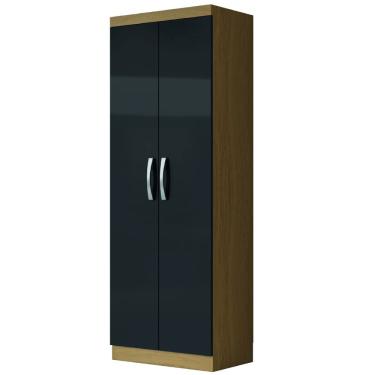 Imagem de Armário Multiuso Organizador Lavanderia 2 Portas 3 Prateleiras 1,70m New Aramóveis