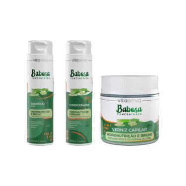 Imagem de Kit Vita Seiva Babosa Shampoo + Cond + Verniz Capilar