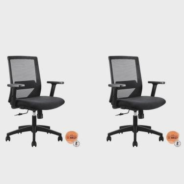 Imagem de Kit 2 Cadeiras Diretor NR17 Office Chicago