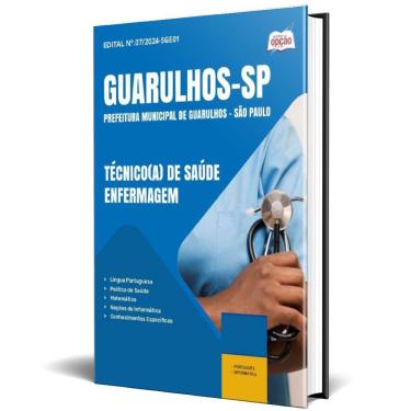 Imagem de Apostila Prefeitura Guarulhos Sp 2024 TécnicoA Saúde