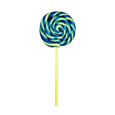 Imagem de Pirulito Psicodélico Azul E Branco Com 50 Unidades Martinha