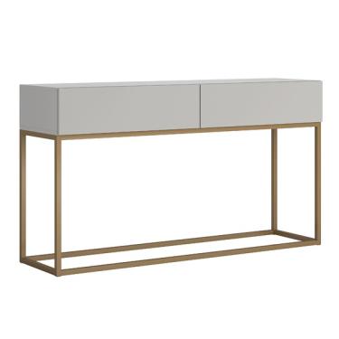 Imagem de Aparador Eros 110 Pés Metal Moderno Estilo Industrial Offwhit