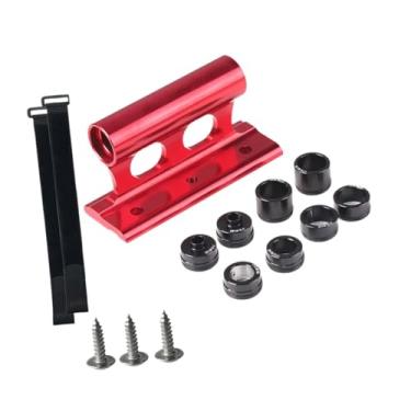 Imagem de YIJU Montagem do carro de bicicleta do garfo de bicicleta, liberação rápida, suporte para o teto de carro, suporte para armazenamento, para armazenamento, Vermelho