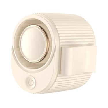 Imagem de Ｂｅｓｇａ Ventilador de desktop do ventilador da cintura, Bege Branco