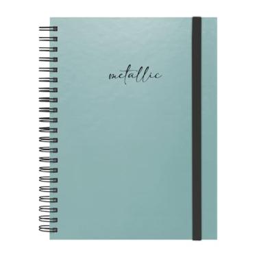 Imagem de Caderno Universitário Plus Solid Metallic Turquesa 12 Matérias