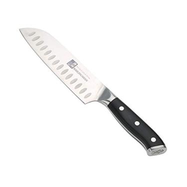 Imagem de Laguiole by Hailingshan Faca de cozinha Qin Dynasty Series Santoku Pro Faca de cozinha 16,8 cm Faca de cozinha alemã de aço inoxidável de alto carbono com cabo ergonômico
