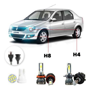 Imagem de Ultra Led Nano 22000lm Renault Logan 2011-2013 H4 H8 - LUXLED y3, Bran