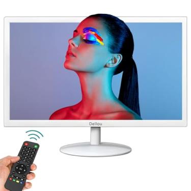 Imagem de Elweyoo Monitor De Câmera De Segurança Cctv De 22 Polegadas Com Tela Branca, Interface Multifuncional Hdmi, Av, Bnc, Vga, Usb, Entrada Para Pc, Monitores Lcd De Computador 1920X1080 Full Hd