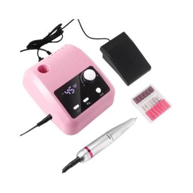 Imagem de Máquina Elétrica Profissional De 45000rpm Para Polimento De Unhas Em G