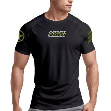 Imagem de Camiseta Dry Fit Original Masculina Caveira Bope Muscle Fit, G, Army, 