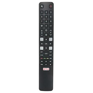 Imagem de Controle remoto substituído RC802N para TCL Android TV 65P8S 55P8S 85X6US 65E17US 50E17US 50E17US 65X2US 55X2US 65X4US 55X4US 65X7 55X7 75C8 65C8 55C8 433 P20US 50 0P20US 55P20US 60P20US 65P20US