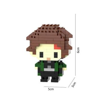 Imagem de Brinquedo Blocos de Montar Infantil Brinquedo Educativo Animais De Bri